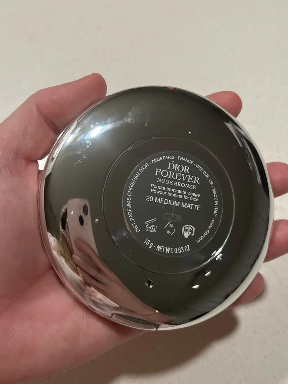 Christian Dior Compact Nude Bronzer/Mirror Shade 20 Medium - Picture 4 of 5